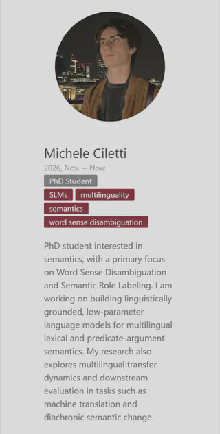 My profile on the Sapienza NLP people page
